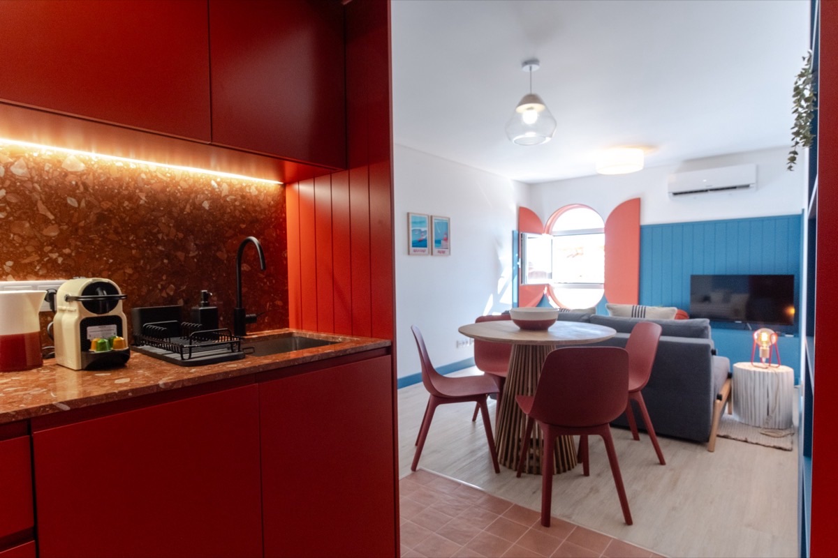 Cozinha aberta para a sala